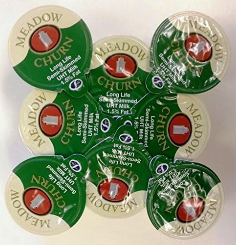 50 x Meadow Churn UHT Semi Skimmed Milk (50 x 13.5ml pots)