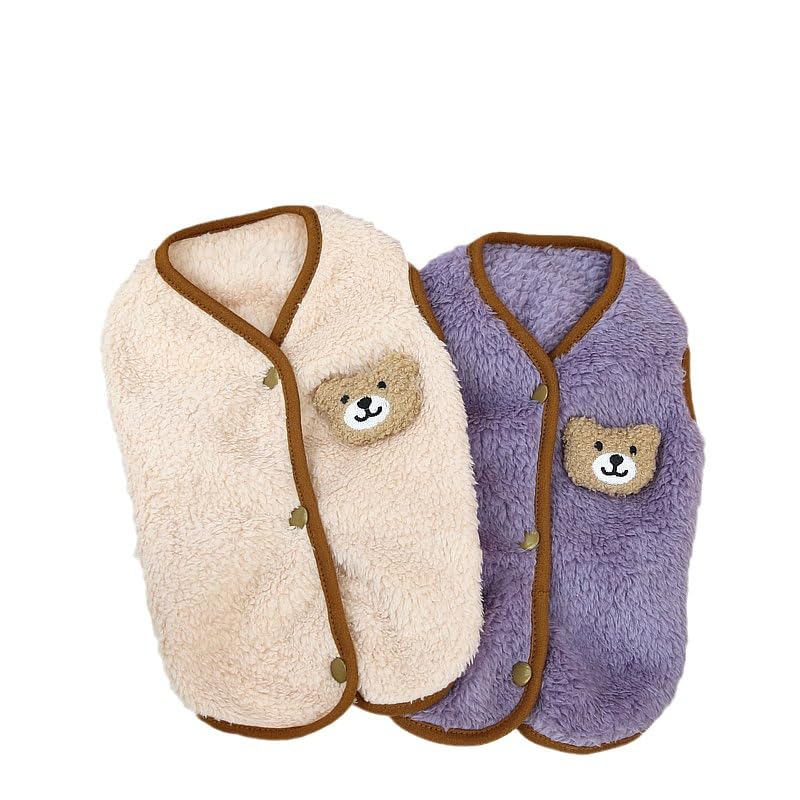 ペット服 もこもこ ふわふわトレーナー M ブラウン ベージュ 犬用服 新品 ペット服 もこもこ ふわふわトレーナー M ブラウン ベージュ 犬用服