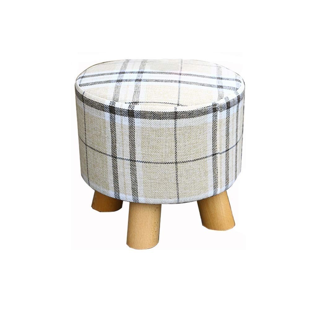 Footstool chaise de production bois massif et tabouret ménage multifonction