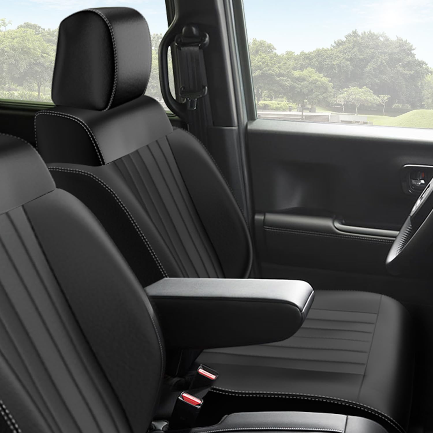 Amazon | Cartist ホンダ 新型N-BOX JF5 JF6 シートカバー 4人乗り専用 