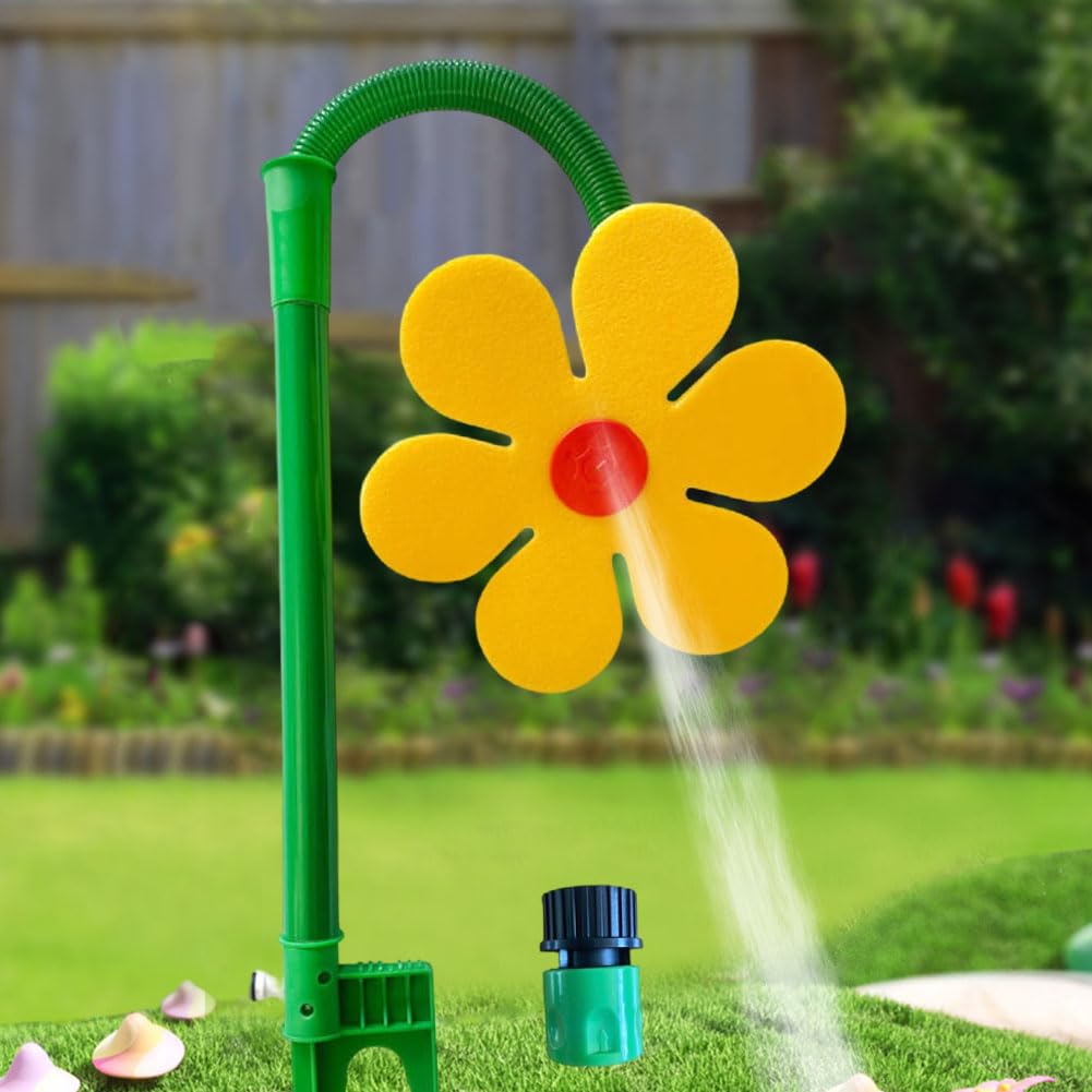 5PCS Sprinkler Blume Garten, 6 m Reichweite, 360° Rasensprinkler Tanzende Blume, Spritzblume, Bewässerung Sprenger beweglich, Rasensprenger, Gartensprenger, for Garten, Terrasse, Rasenfläche