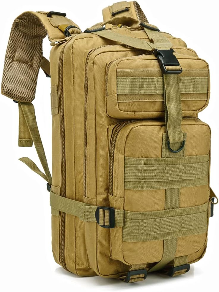 NuCamper Military Tactical Backpack Molle Army 3 Day Assault Pack for Men,30L Bug Out Bag Rucksack for Hiking Camping Travel…