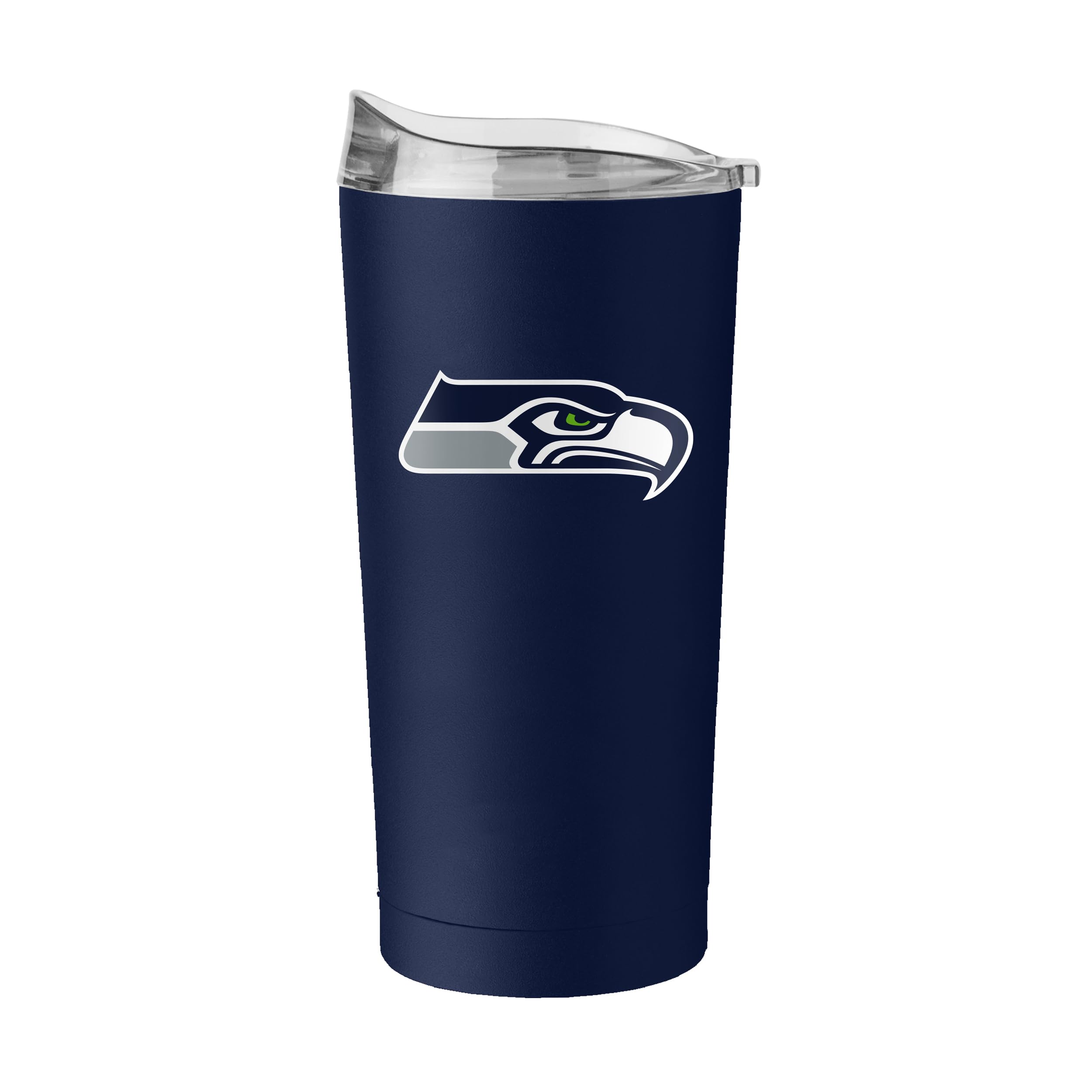 FANMATS NFL Seattle Seahawks 20 oz Stainless Steel Tumbler — Powder-Coated | 20 Fluid Ounces | Vacuum Insulated | Team Color