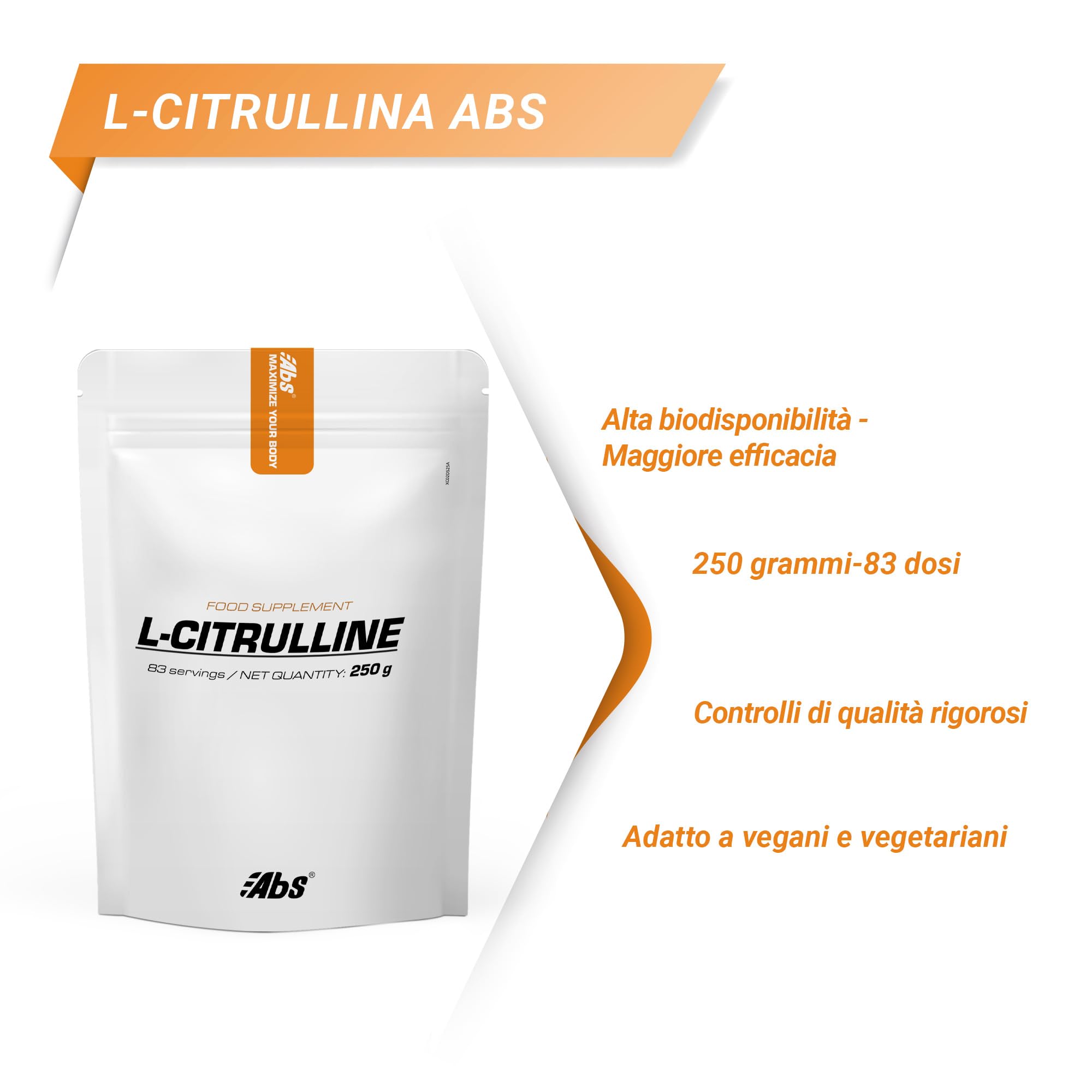 Abs L-Citrullina In Polvere - 0.26 Kg