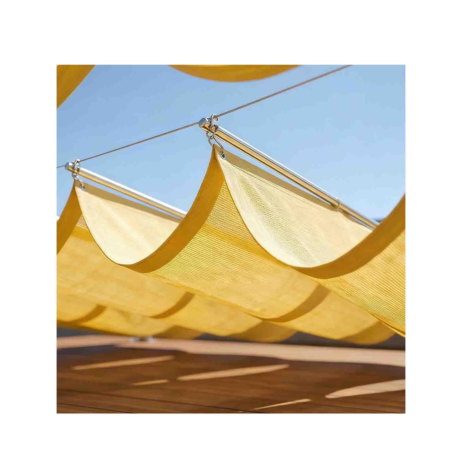 Pare-soleil rétractable pour jardin créez une ombre agréable dans votre café en plein air
