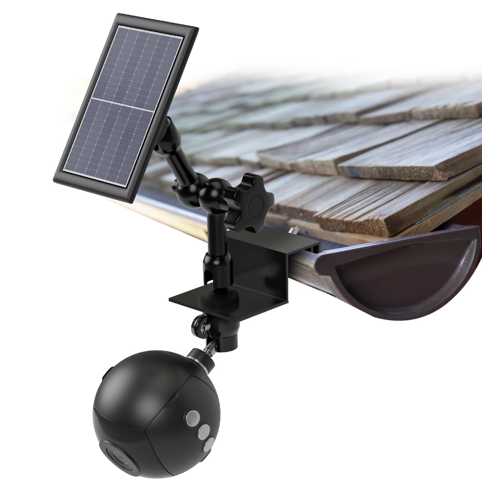 Amazon.com : Hicarer 2-in-1 Gutter Mount for Ring Solar Panels and cams ...