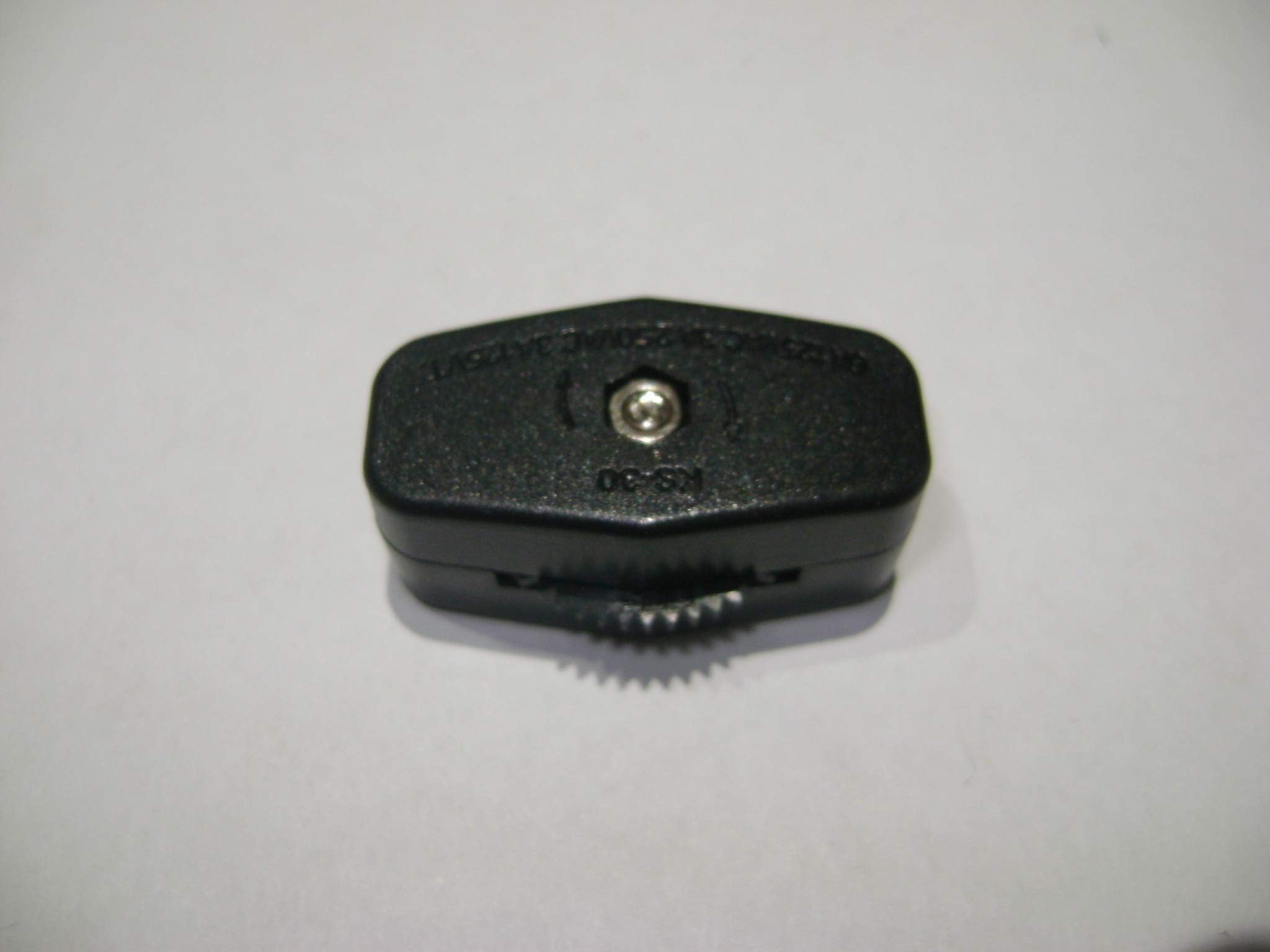KS-30 Black Inline Rotary On / Off Lamp Switch