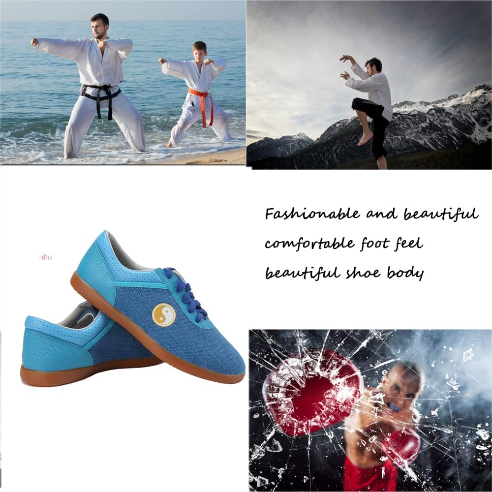 Chinese Monk Buddha Shoes,Sports Boxing Karate Martial Arts Taichi Shoes Lightweight Shoes for Kids Women Men Adult,