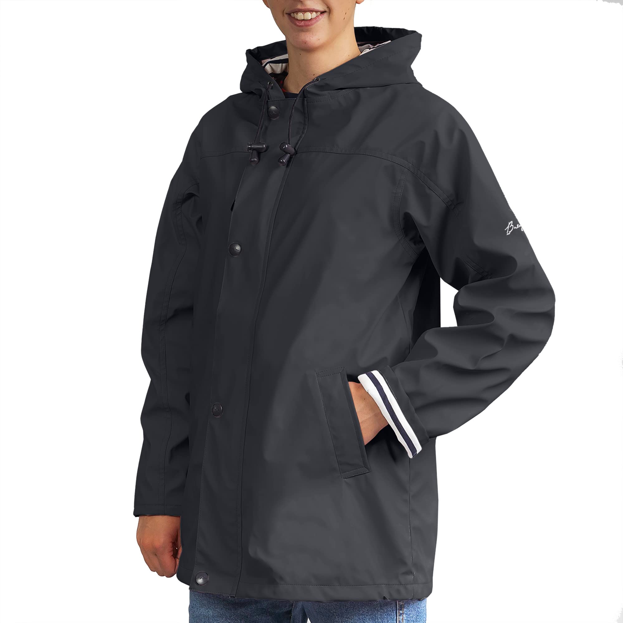 Breizh Ocean - Ciré Imperméable Chaud intérieur Polaire Mixte - du XS au 4XL - Création Française ARTIC - Manteau Femme Hiver ou Manteau Homme Hiver - Grande taille disponible