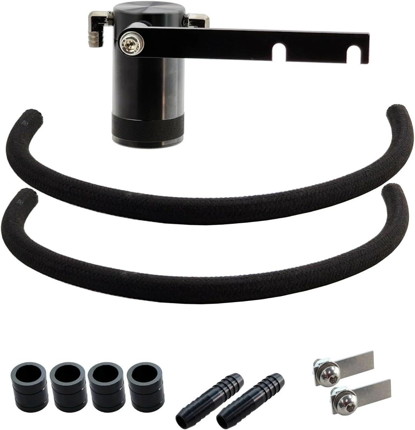 11-23 Black Billet Catch Can Fits 5.7 6.4 Hemi Technology, Replacement for Durango JEEP OEM