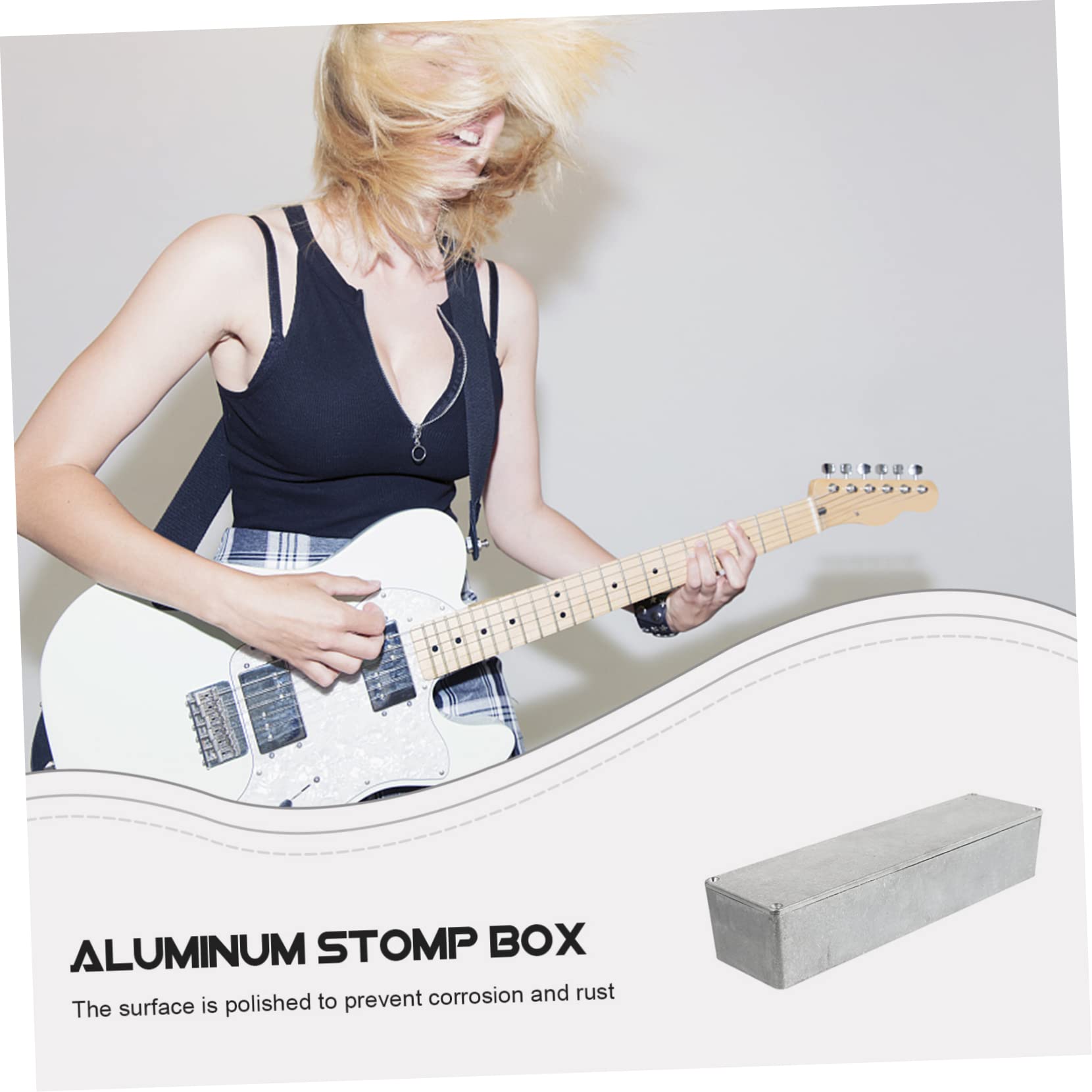Étui Pour Pédale Effet Guitare Aluminium Boîtier Effets Pour Guitare Accessoire Pour Pédale