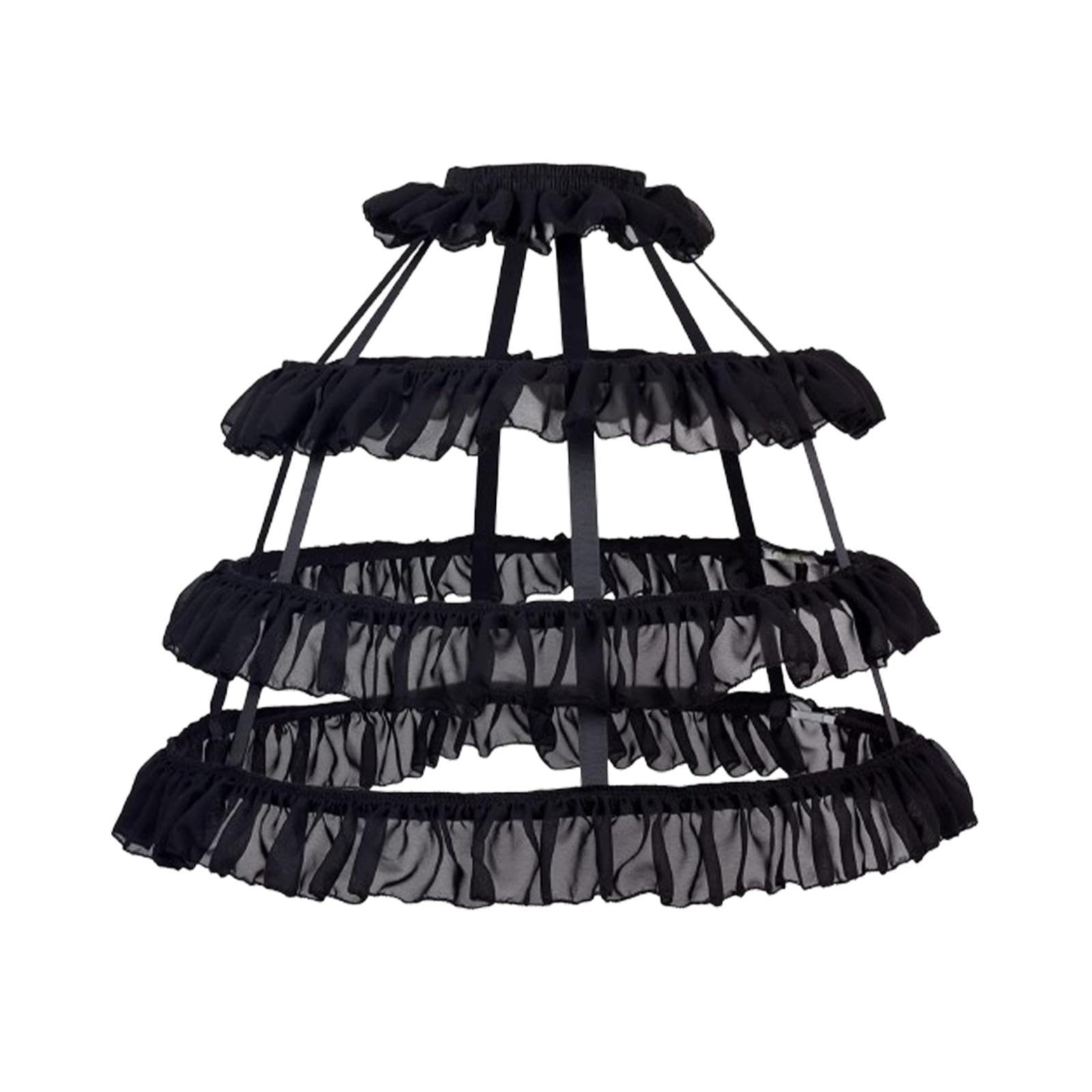 LOVIVER Jupon Superposé pour Femme pour Robe de Mariée Lolita Cosplay