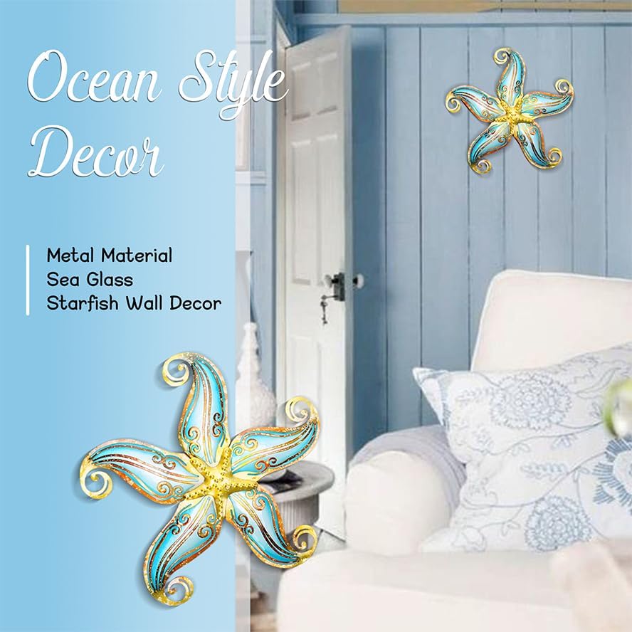 Poxohometalstarfishwalldecorsealifecoastaldecorations12inchstarfishwallartnauticalhomedecorationhandingoceanbeachwallartforgardenfencehomepatiokitchenbathroomblue Urban Country Home Decor Poxoho metal starfish wall decor sea life coastal decorations 12 inch starfish wall art nautical home decoration handing ocean beach wall art for gardenfencehomepatiokitchenbathroomblue urban country home decor
