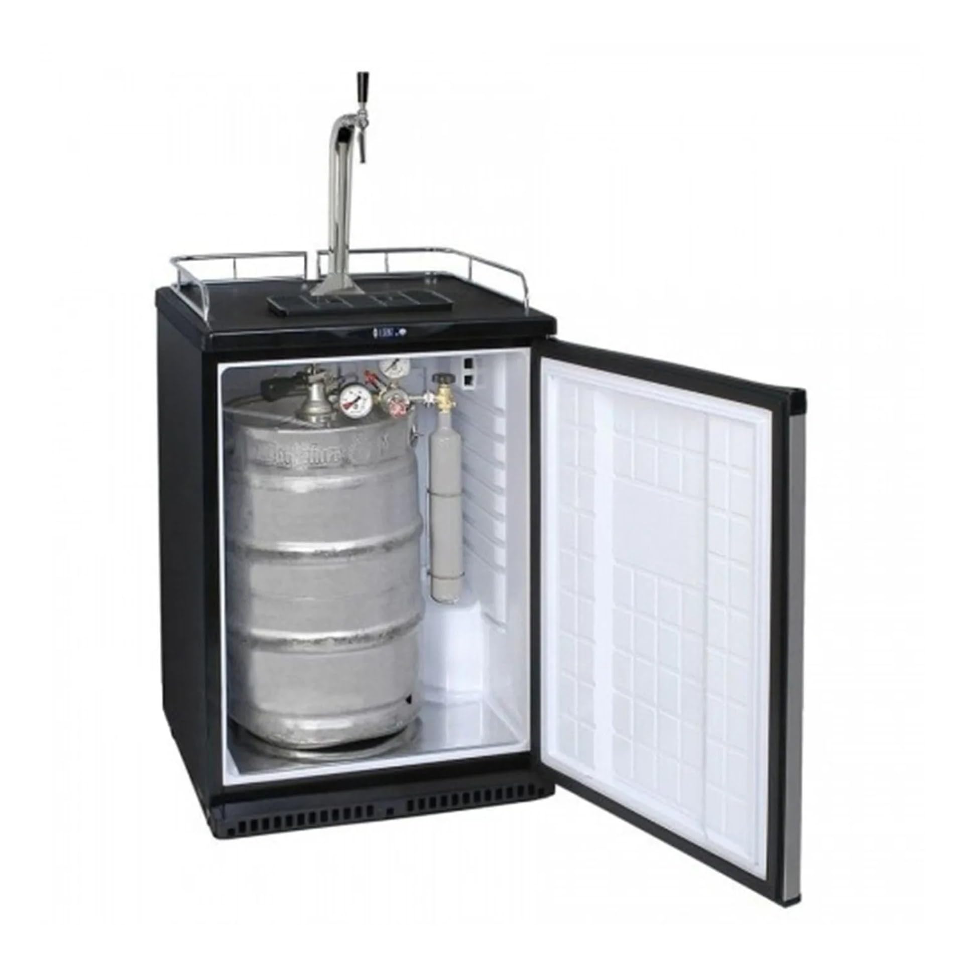 Kit Completo Sistema Dispensado Cold Brew Coffee - Frigorífico para barriles hasta 50L y Dispensador de nitrógeno sin Cabeza de Grifo