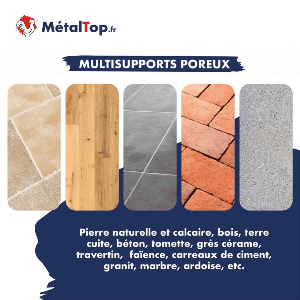 Metaltop - Peinture Terrasse - Telegris 1 - RAL 7045-1 L - Résistante aux UV et aux chocs, avec forte adhérence et finition brillante.
