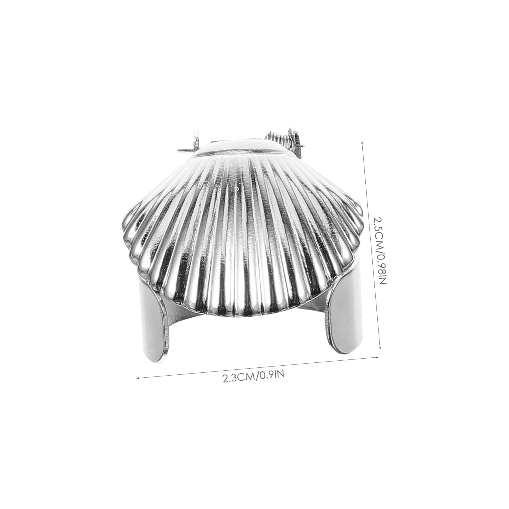 VINTORKY 4Pcs Shell Shaped Candle Extinguisher Snuffer Decorative Metal Wick Snuffer for Prevents Wick Damage and Extends Candle Life Candle Accessory