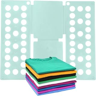 Shirt Folder Board for Closet Organization,Folding Board Durable Plastic T-Shirt Folder Easy to Fold Shirts Board T Shirt Folder Laundry Folding Board Folding Tool (Mint Green)