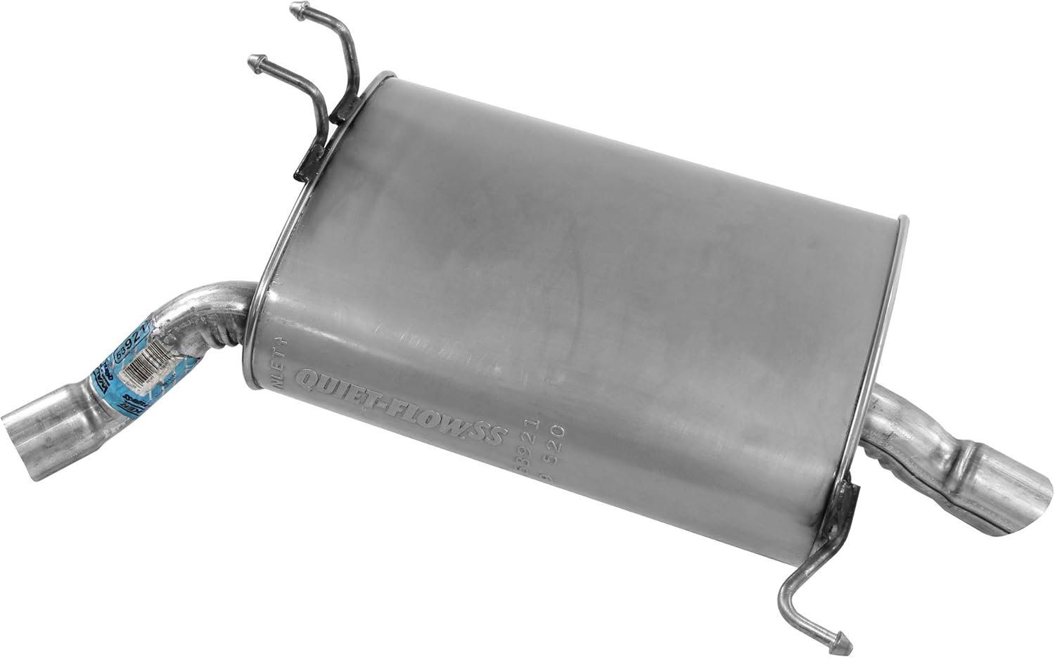 Walker Quiet-Flow SS 53921 Direct Fit Exhaust Muffler Assembly 2" Inlet (OD) 2" Outlet (OD) for Toyota Yaris