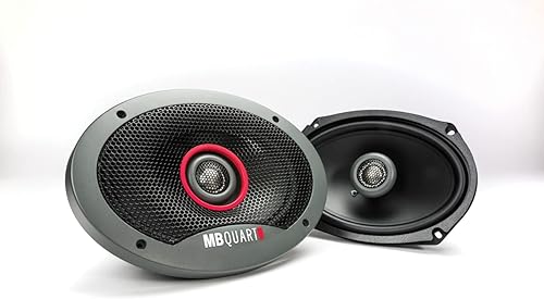 Miniatura 2 de Maxxsonics FKB169 MB Quart Formula - Altavoces coaxiales de audio para coche de 2 vías de 6 x 9 pulgadas