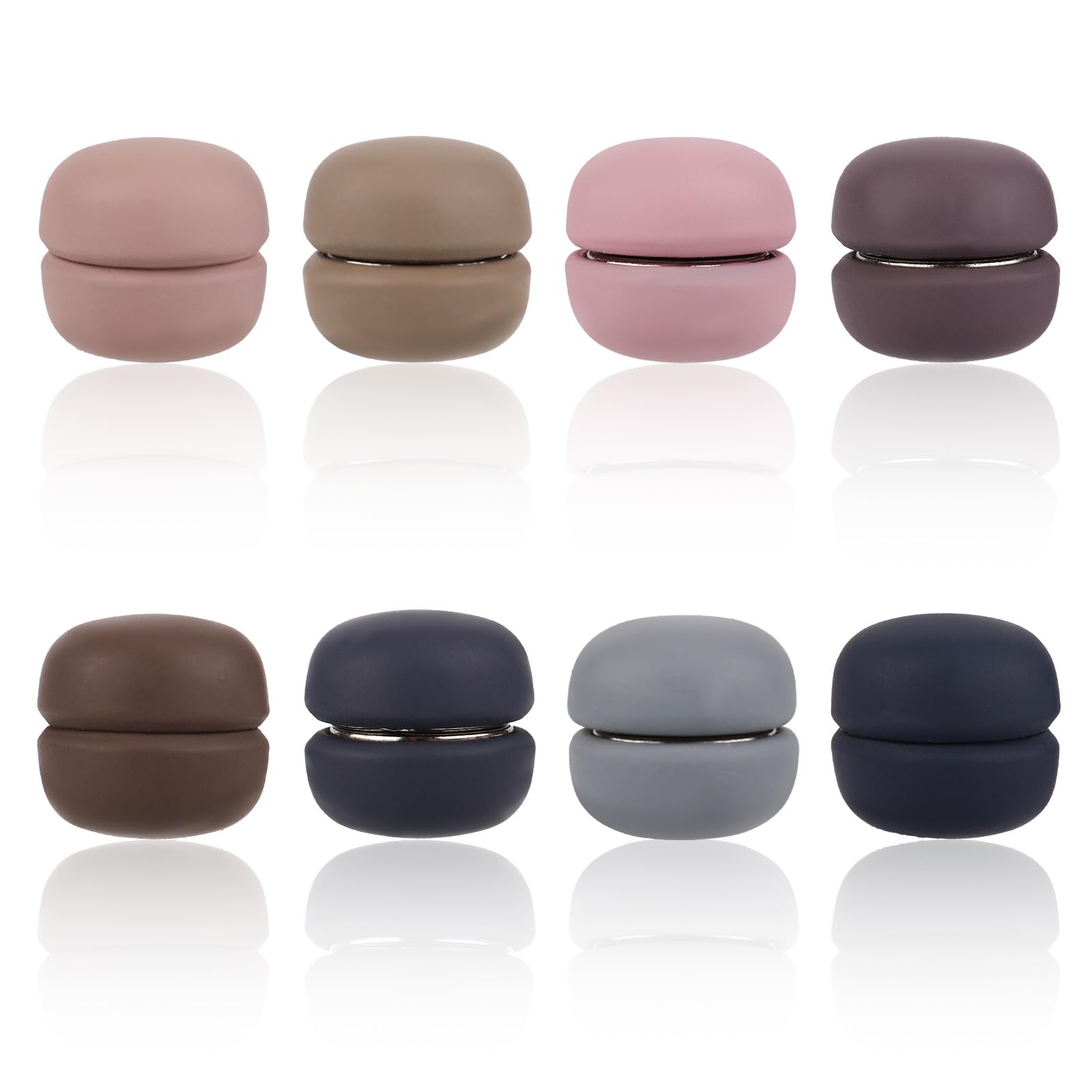 Broche multifonction puissante pour écharpe et voile : 8 broches magnétiques hijab couleur F