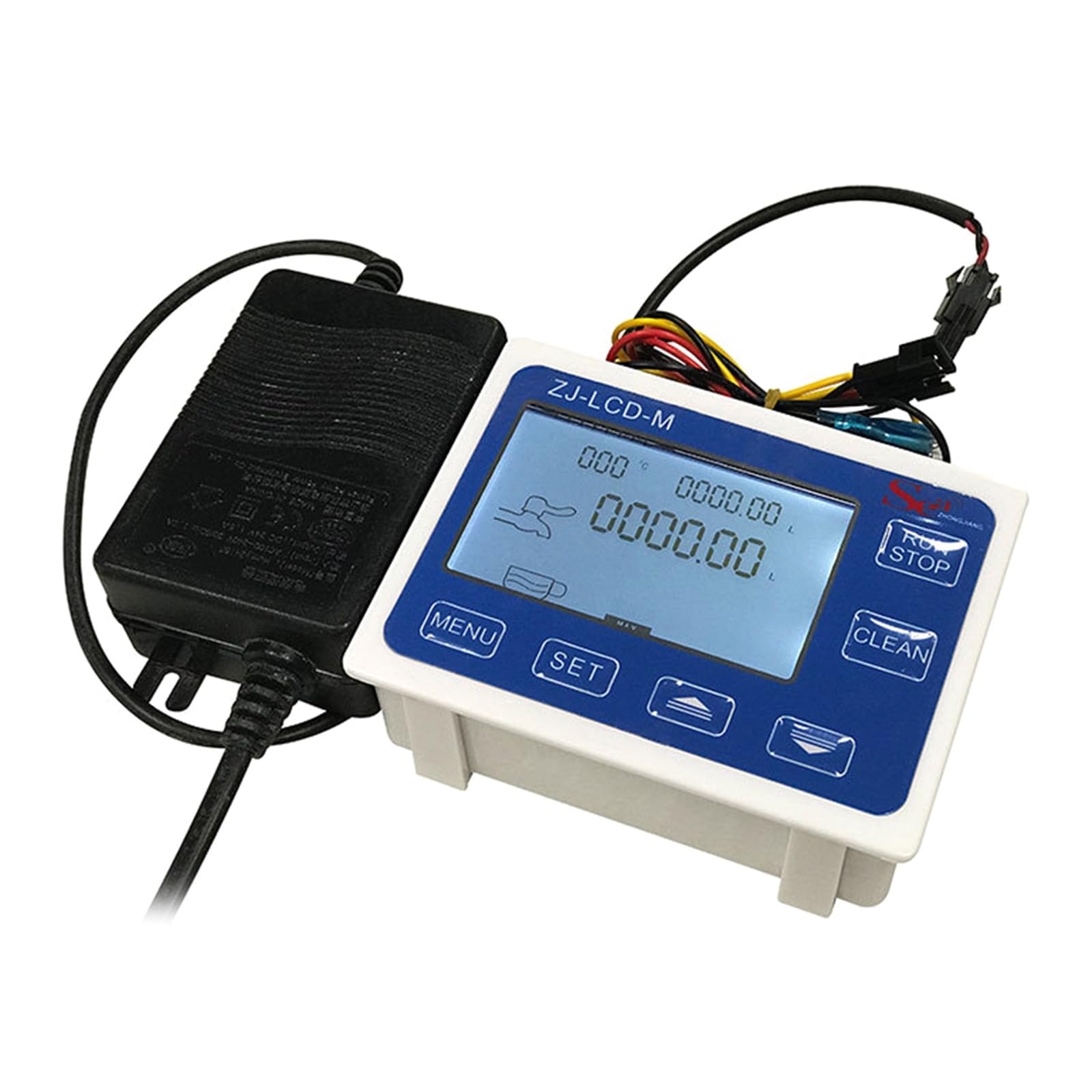 Medidor de flujo de líquido de agua con pantalla digital, controlador cuantitativo, contador de litros, galón, caudal total, medidor de caudal, sensor de flujo de agua, interruptor de flujo para