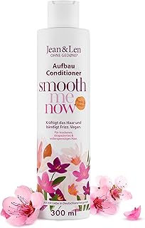 Jean & Len Conditioner Aufbau Mandel & Keratin, für strukturgeschädigtes Haar, bändigt Frizz und verleiht Glanz, Haarcondi...