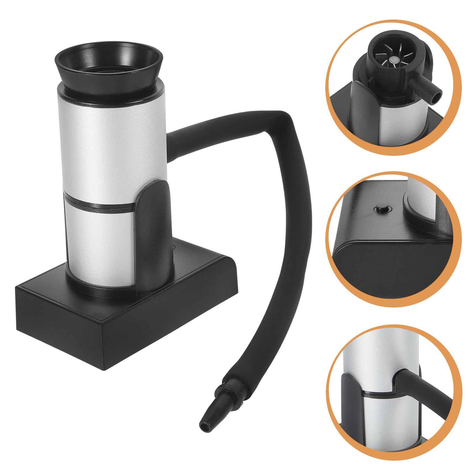Abaodam Affumicatore Portatile per Cucina e Barbecue, Generatore di Fumo Alimentare a Freddo in Metallo Leggero senza Fonte di Calore, Infusore di Fumo per Carne, Cocktail e Picnic