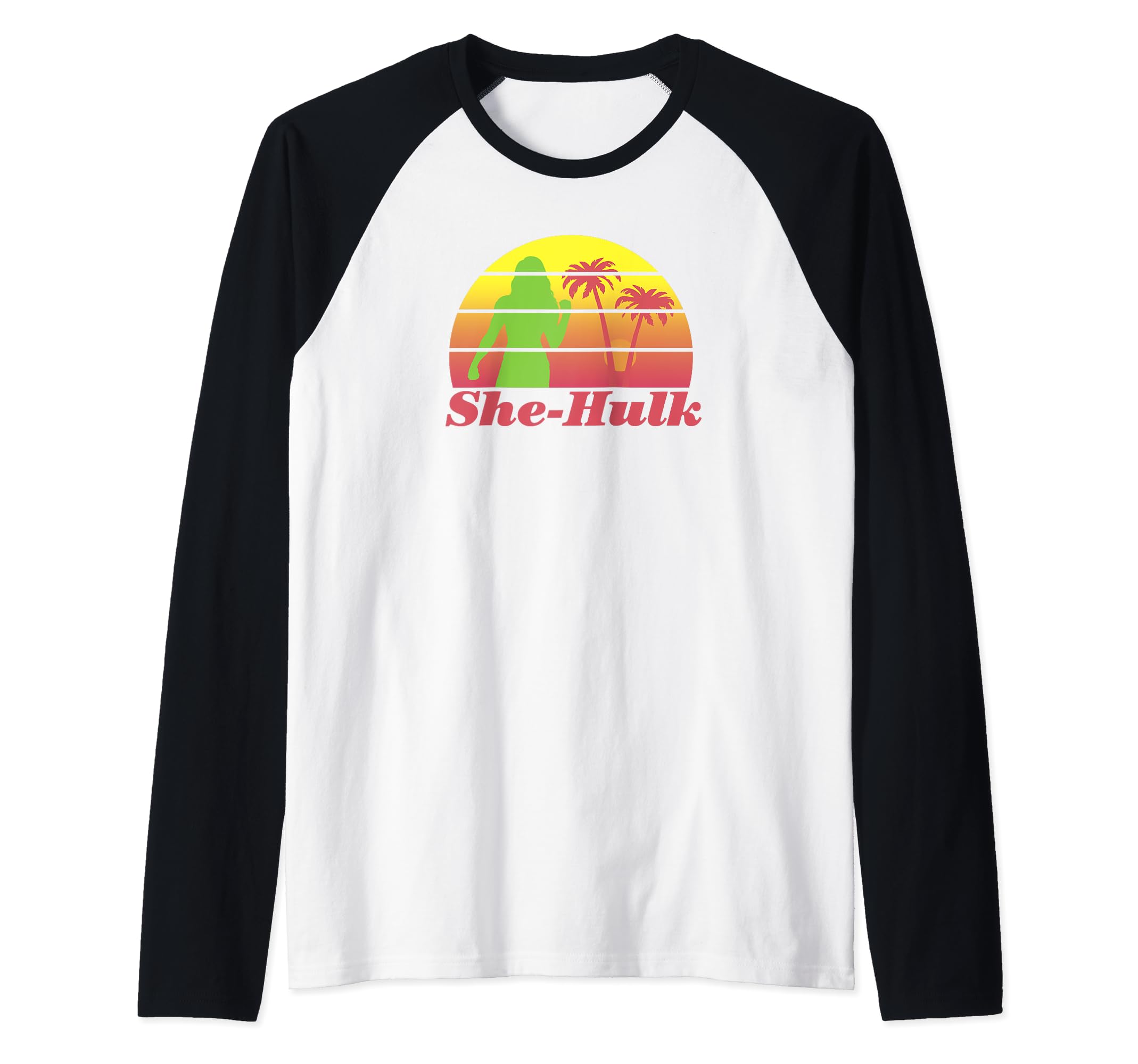 T-shirt Marvel She-Hulk style baseball avec manches Raglan bicolores - 2