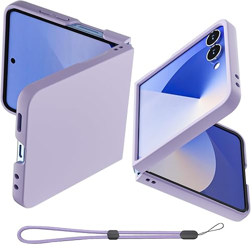 Miniatura 22 de AICase para Samsung Galaxy Z Flip 7 Funda Transparente con Anillo, [Anti-Amarilleo] Funda Ultradelgada de Ajuste Estrecho de PC Duro Transparente