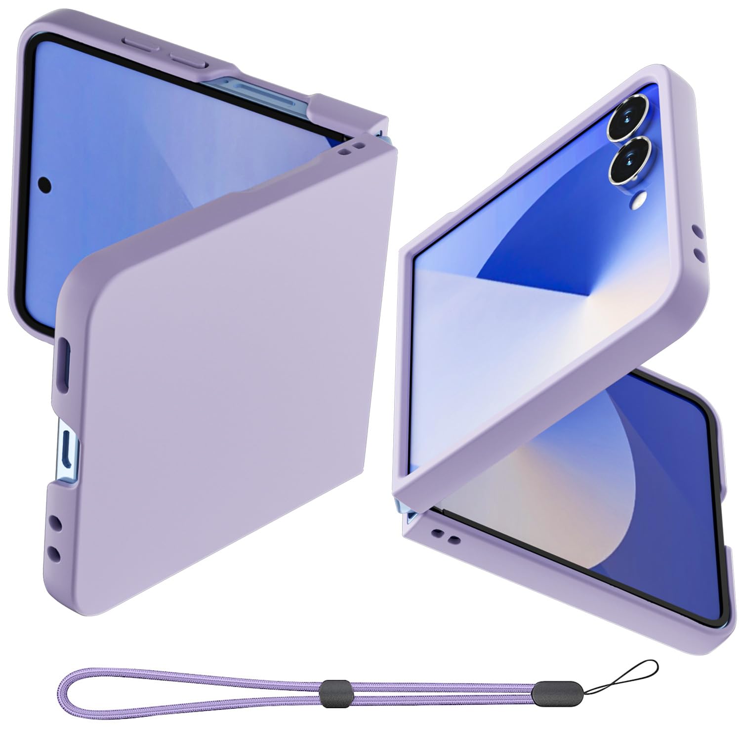 Amazon.com: AICase for Samsung Galaxy Z Flip 7 Case Purple