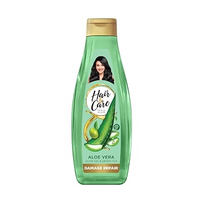 Hair & Care Damage Repair Non-Sticky Hair Oil with Aloe Vera, Olive Oil & Green Tea, 300 ml