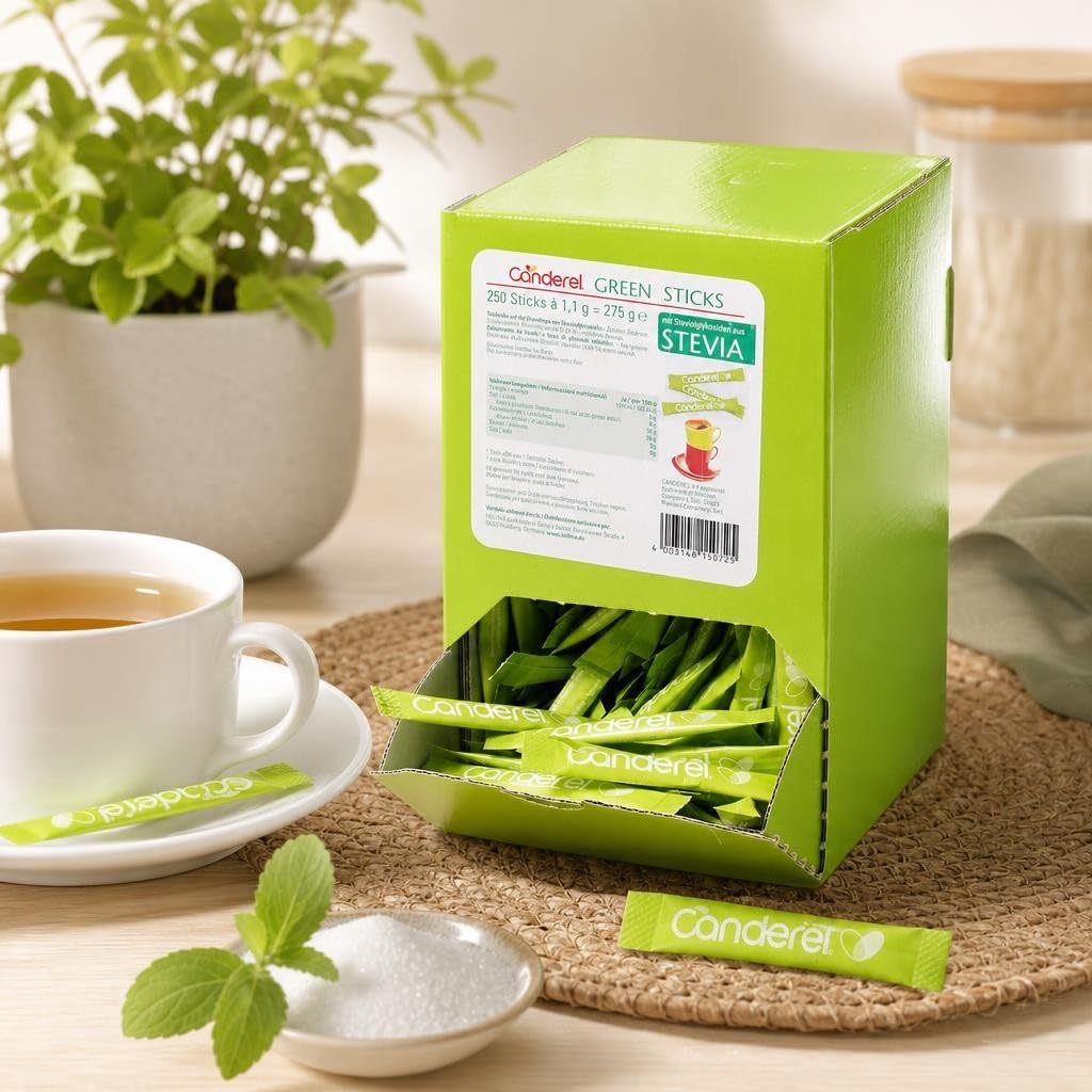 Canderel Green Stevia pałeczki - 250 sztuk