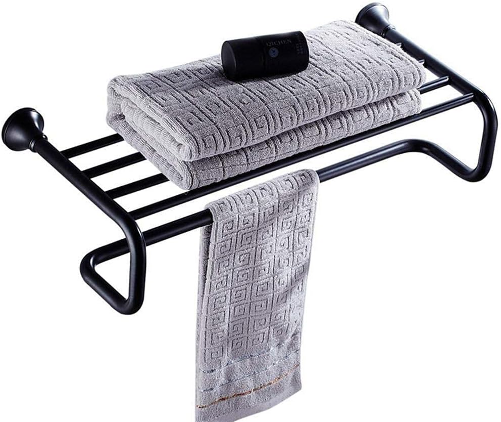 Towel Rack Towel Rack Shelf Towel Rack with Towel Rack Bathroom Accessories for Wall Mounting/C The New