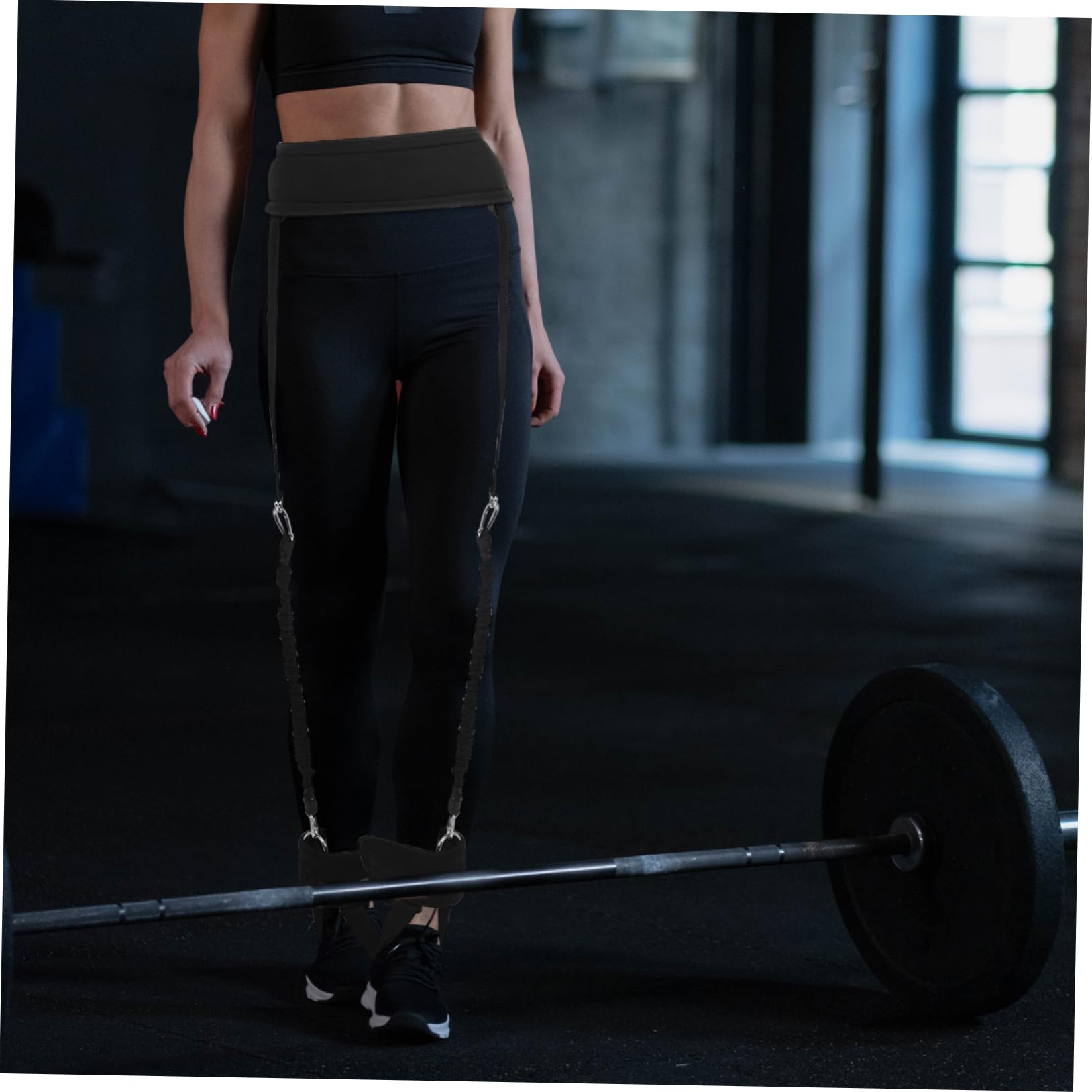 VANZACK Klimmzug Band Satz Trainingswiderstandsbänder für Bein und Hüfttraining Tragbar aus Latex und Stoff für Zuhause und Büro