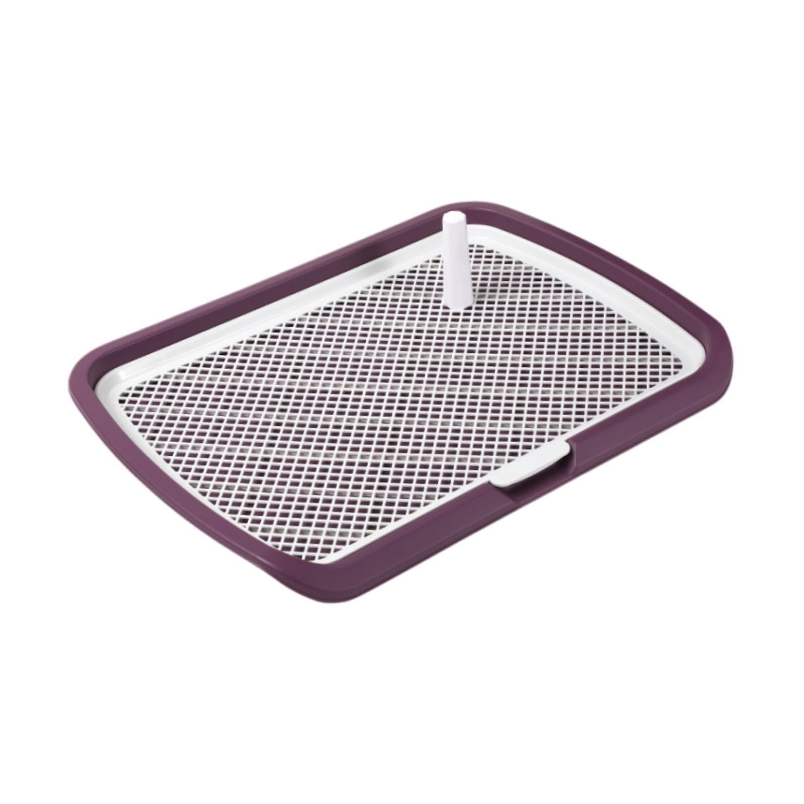 Generic Dog Potty Tray Indoor,Easy to Clean,Sturdy,Reusable Dog Potty Pan Training Toilet,Pee Pad Holder for Dogs Doggy Puppy, Purple