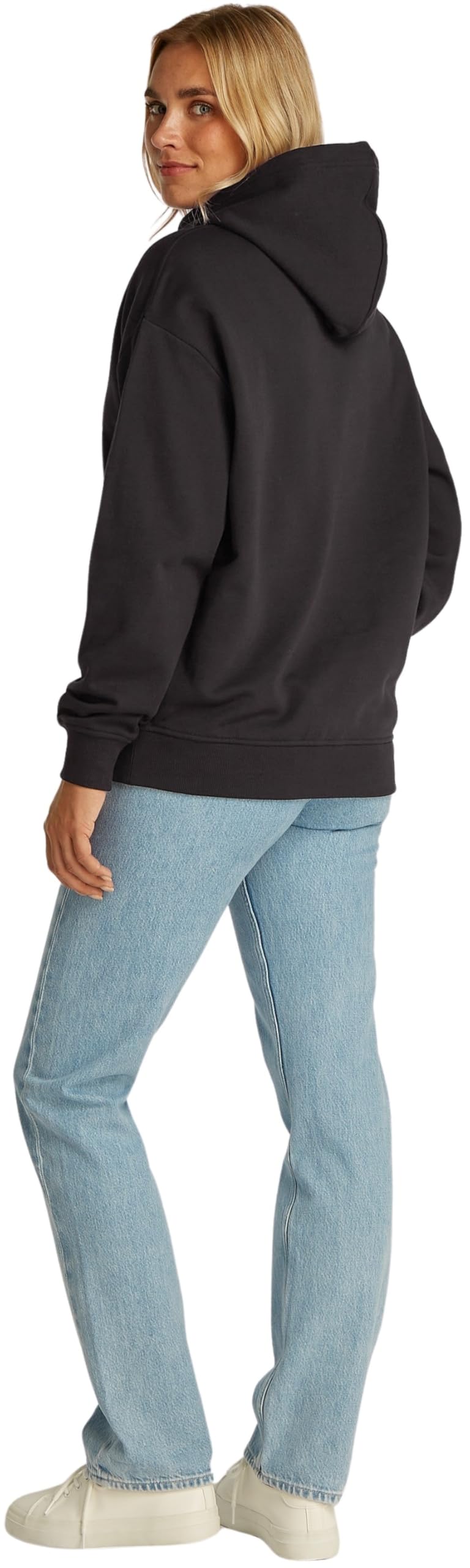 Calvin Klein Hoodie Mujer Varsity de algodón