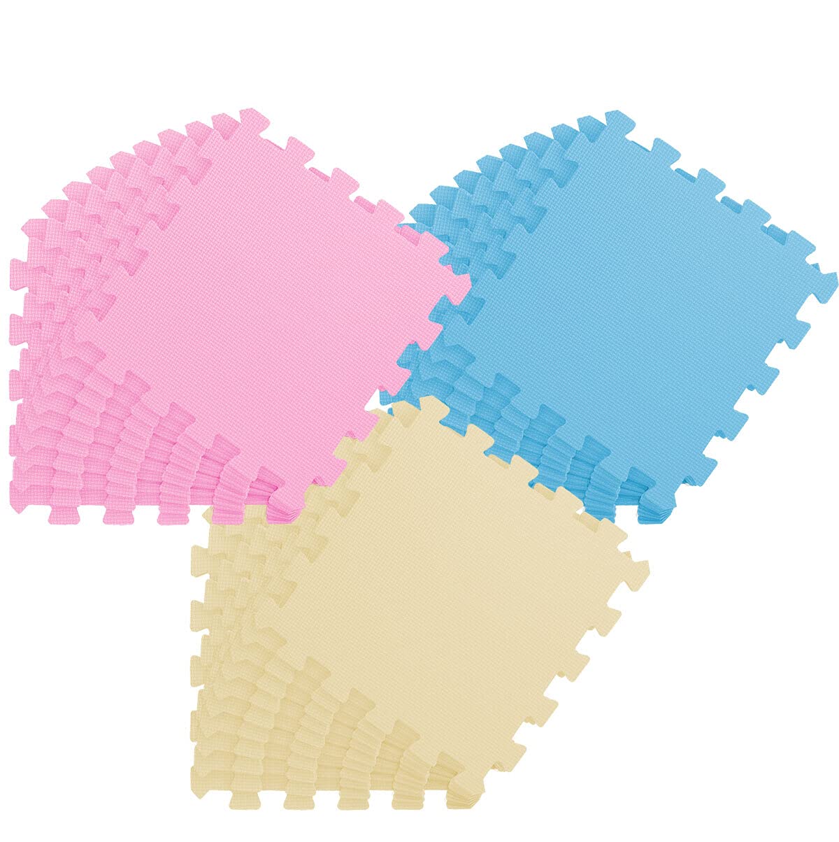 LIttleTom 27 Piezas Alfombra Puzzle para Bebés y Niños - 30x30 Suelo Goma EVA Tapete Juego Infantil