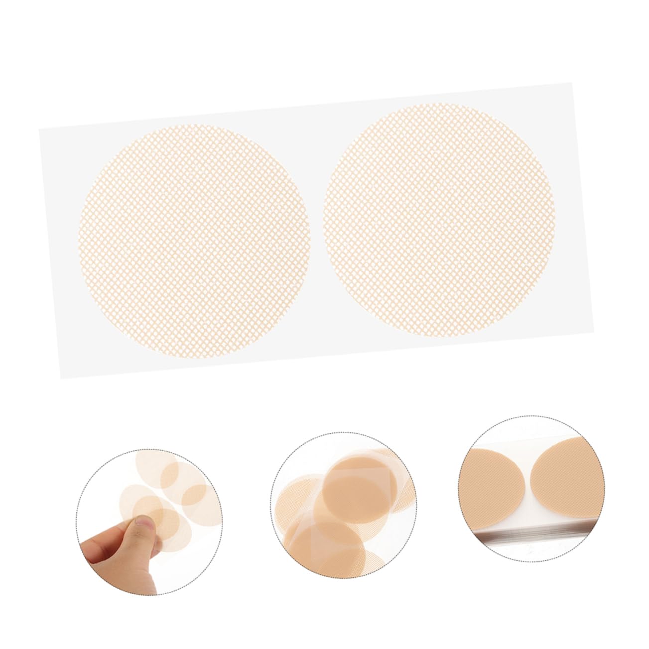 Toyvian 5 Set Cerotti Copricapezzoli per Adesivi Protezione Traspirante E Comfort per attività Estive E 100 Paia*5