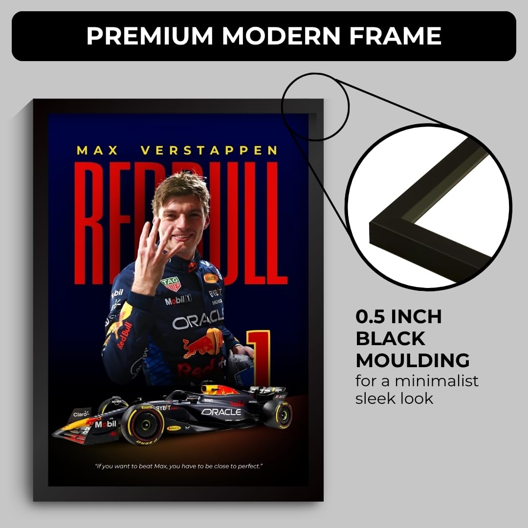 Max Verstappen F1 Poster - Framed Red Bull Art -4