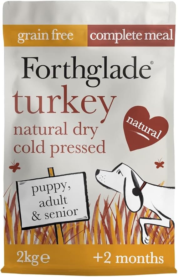 Forthglade Complete Natural Dry Dog Food Grain Free Turkey (2kg