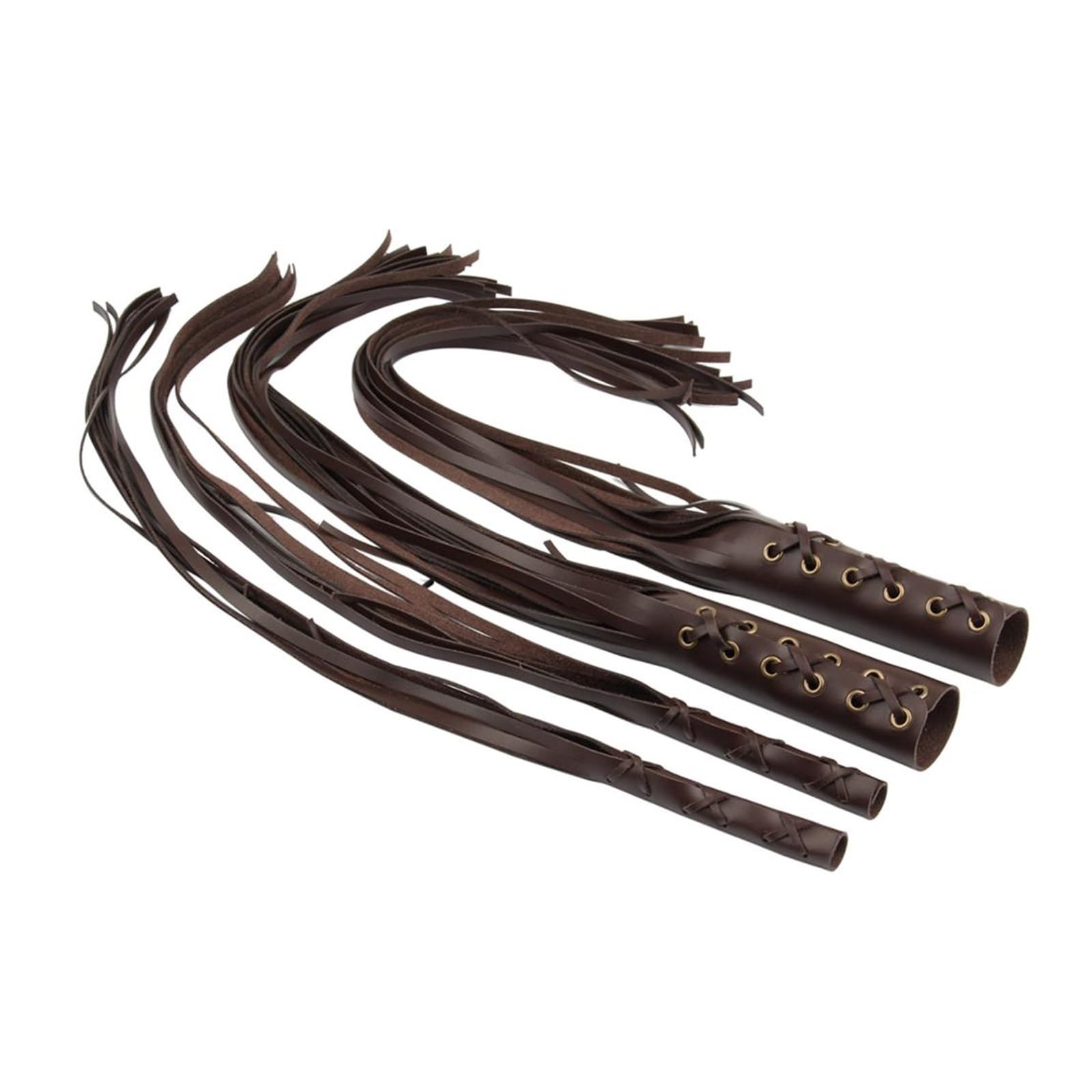 Poignées De Guidon Moto à Franges En Cuir PU - Universelles 22/25 Mm, Style Cruiser Chopper Bobber - 4