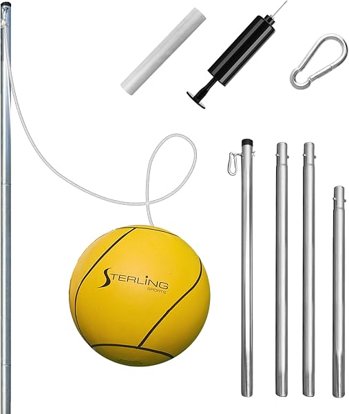 Sterling Sports Tetherball Set with Pole and Air Pump