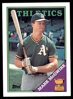 1988 Topps # 580 Mark McGwire Oakland Athletics (Baseball Card) NM/MT Athletics