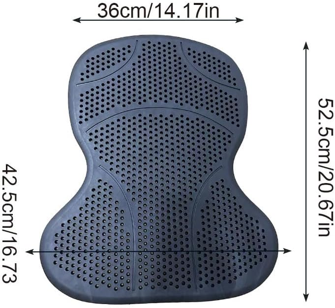 Breathable Silicone Saddle Pad – Non-Slip Horse Riding Mat with Shock Absorption, Anti-Skid Gel Pad for Western and English Saddles – Equestrian Tack for Trail, Arena, and Ranch