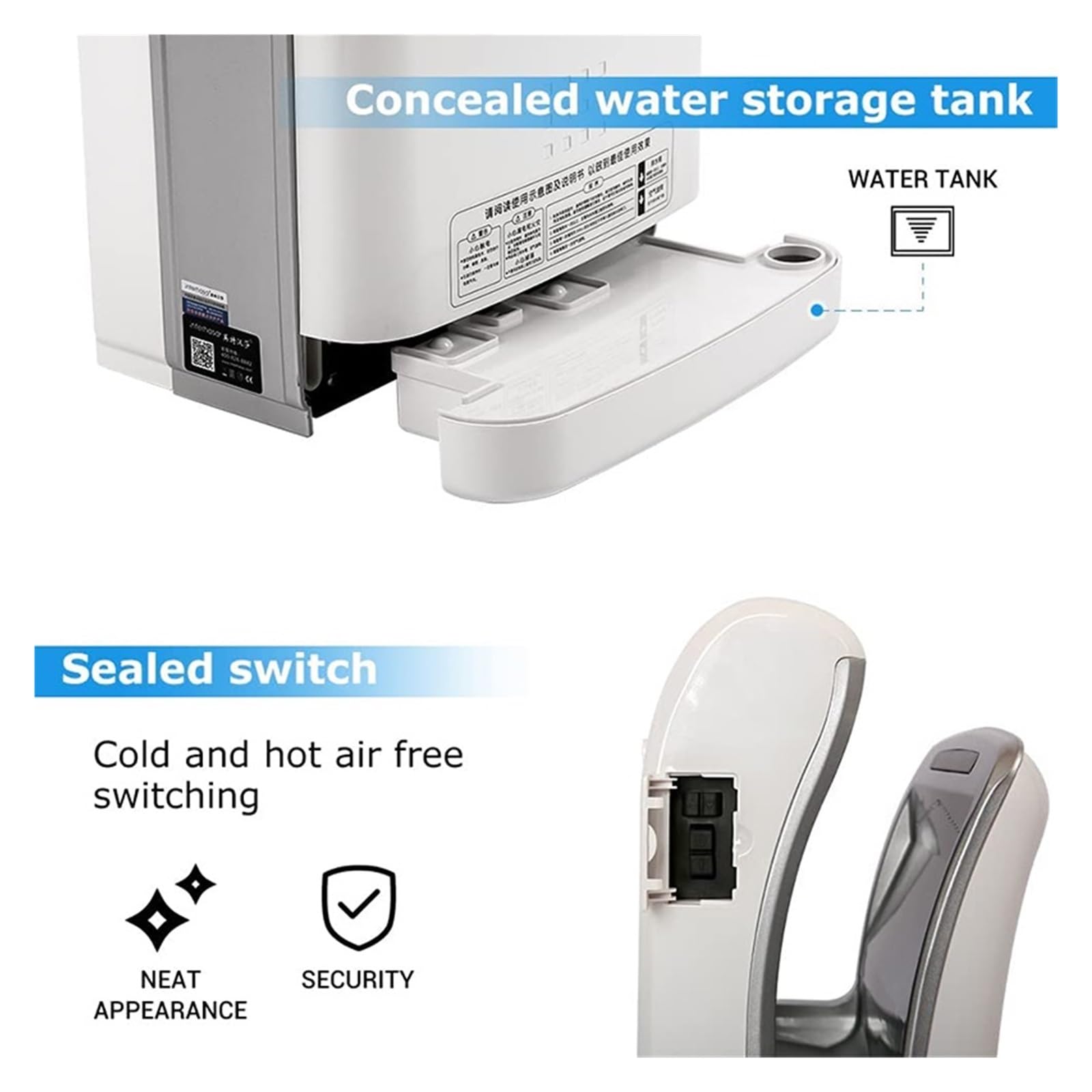 ハンドドライヤー Amazon.co.jp: ハンドドライヤー 1800 ワット自動ジェットハンド