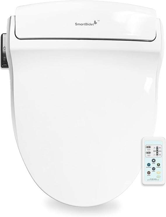 SmartBidet SB1000 Electric Bidet Seat for Round Toilets with Remote