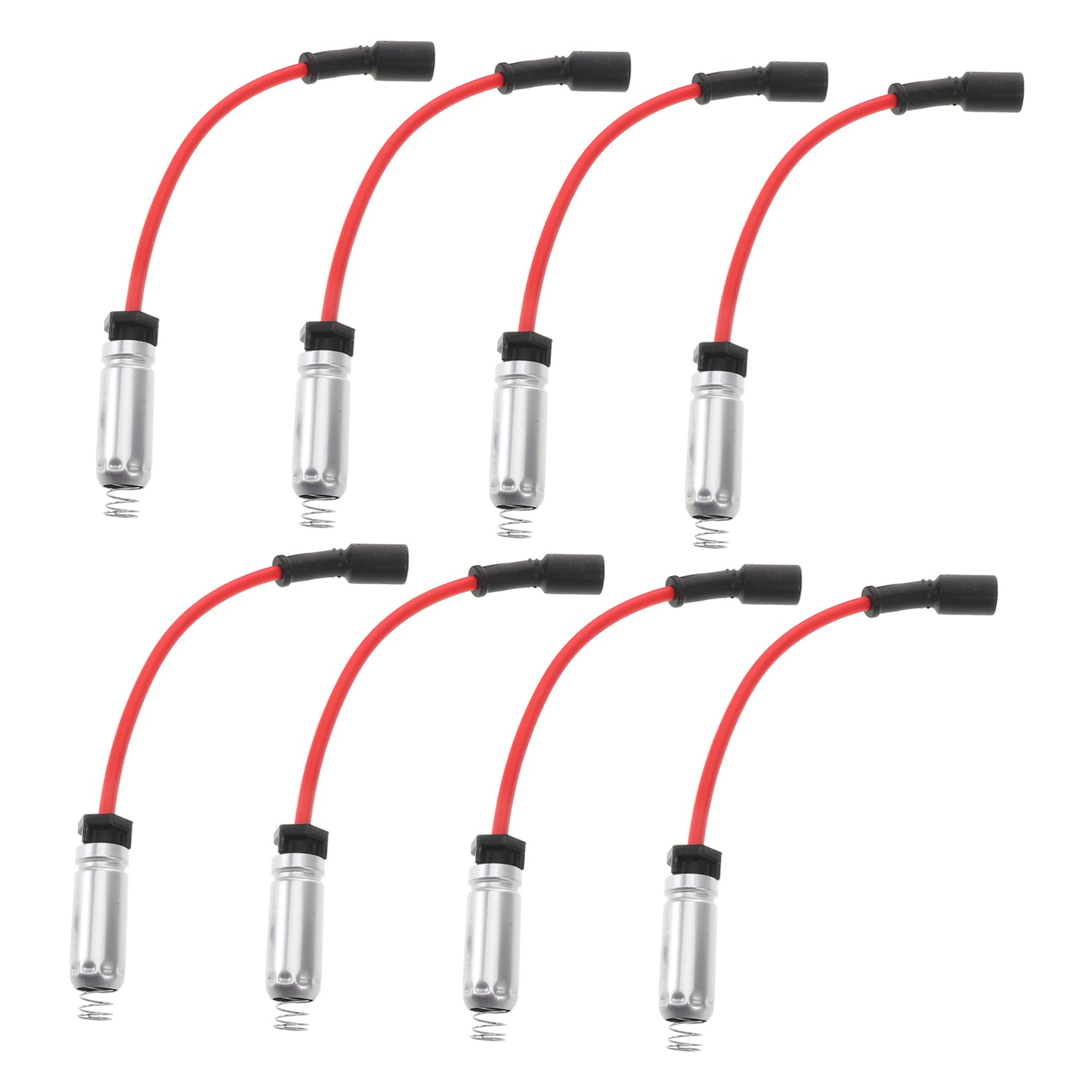 PRETYZOOM Juego de Cables de Encendido para Bujías de Alto Rendimiento 8 Piezas Compatible con Motor de Ocho Cilindros Automotriz Alta Temperatura Uso Profesional y Bricolaje