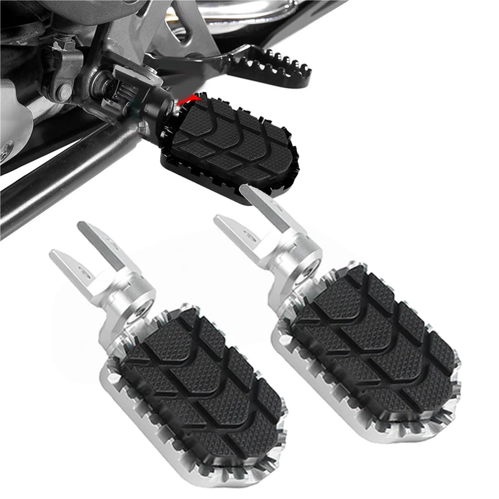 Repose-pieds de moto DS900X antidérapants avec caoutchouc amovible VOGE 900DSX 2024