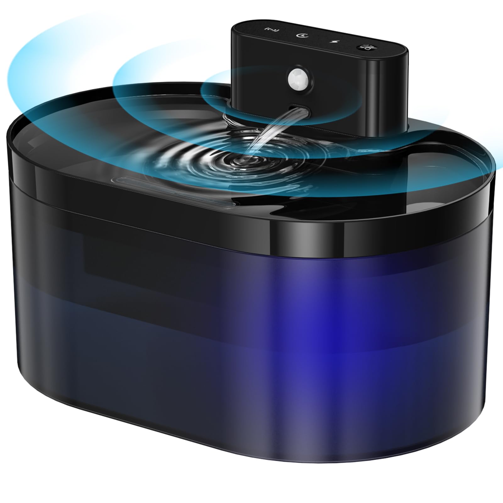 Fontanella Per Gatti Senza Fili 3.2L Con Batteria Ricaricabile - Sensore Movimento E Filtro