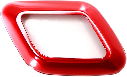 Miniatura 9 de iJDMTOY Juego de 2 piezas deportivas de aluminio rojo para pomo de palanca de cambios, decoración compatible con Ford 2015-2020 F-150Raptor